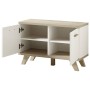 Germania Mueble zapatero Oslo color roble Sonoma y blanco 76x35x51,5cm de Germania, Zapateros y organizadores de calzado - Re...