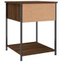 Oak brown engineered wood bedside table 44x45x58 cm by vidaXL, Nightstands - Ref: Foro24-825851, Price: 42,19 €, Discount: %