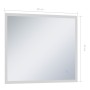 LED and touch sensor wall-mounted bathroom mirror 60x50 cm by vidaXL, Mirrors - Ref: Foro24-144735, Price: 100,07 €, Discount: %