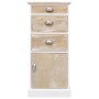 Paulownia wood auxiliary cabinet 38x28x86 cm by vidaXL, Drawers - Ref: Foro24-284075, Price: 120,81 €, Discount: %