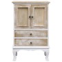 White wooden chest of drawers 50x30x80 cm by vidaXL, Sideboards - Ref: Foro24-284181, Price: 183,33 €, Discount: %