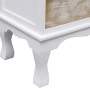 White wooden chest of drawers 50x30x80 cm by vidaXL, Sideboards - Ref: Foro24-284181, Price: 183,33 €, Discount: %