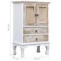 White wooden chest of drawers 50x30x80 cm by vidaXL, Sideboards - Ref: Foro24-284181, Price: 183,33 €, Discount: %