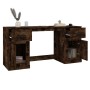 Smoked oak plywood desk with cabinet by vidaXL, Desks - Ref: Foro24-3185332, Price: 141,99 €, Discount: %