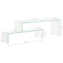 Coffee table set 2 pieces tempered glass 90x30x20/110x30x40cm by vidaXL, Coffee table - Ref: Foro24-284728, Price: 195,12 €, ...