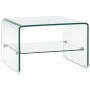 Transparent tempered glass coffee table 50x45x33 cm by vidaXL, Coffee table - Ref: Foro24-284744, Price: 135,99 €, Discount: %