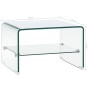 Transparent tempered glass coffee table 50x45x33 cm by vidaXL, Coffee table - Ref: Foro24-284744, Price: 135,99 €, Discount: %