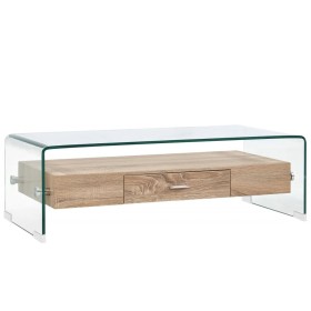 Tempered glass transparent coffee table 98x45x31 cm by vidaXL, Coffee table - Ref: Foro24-284747, Price: 233,11 €, Discount: %