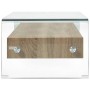 Mesa de centro de vidrio templado transparente 98x45x31 cm de vidaXL, Mesas de centro - Ref: Foro24-284747, Precio: 233,11 €,...