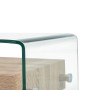 Tempered glass transparent coffee table 98x45x31 cm by vidaXL, Coffee table - Ref: Foro24-284747, Price: 233,99 €, Discount: %