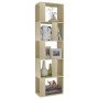 Sonoma oak plywood shelving 45x24x159 cm by vidaXL, Bookcases and shelves - Ref: Foro24-800111, Price: 60,80 €, Discount: %