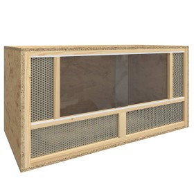 Plywood terrarium 80x40x40 cm by vidaXL, Cages and habitats for small animals - Ref: Foro24-170886, Price: 64,61 €, Discount: %