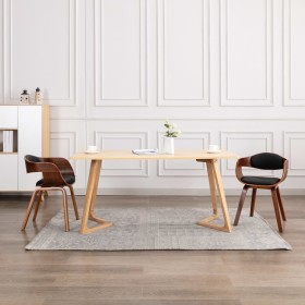 Dining chairs 2 units curved wood and synthetic leather by vidaXL, dining chairs - Ref: Foro24-287385, Price: 305,63 €, Disco...