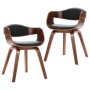 Dining chairs 2 units curved wood and synthetic leather by vidaXL, dining chairs - Ref: Foro24-287385, Price: 305,63 €, Disco...