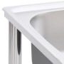 Single stainless steel camping sink by vidaXL, Sinks - Ref: Foro24-151210, Price: 137,67 €, Discount: %