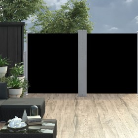 Doppelte und einziehbare schwarze Gartenmarkise 170x600 cm von vidaXL, Sonnenschirme - Ref: Foro24-48466, Preis: 152,99 €, Ra...