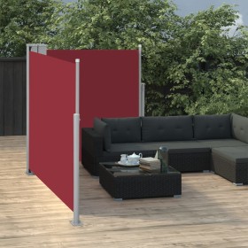 Rote einziehbare Seitenmarkise 100x600 cm von vidaXL, Sonnenschirme - Ref: Foro24-48447, Preis: 86,99 €, Rabatt: %