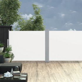 Toldo lateral retráctil color crema 140x1000 cm de vidaXL, Sombrillas - Ref: Foro24-48485, Precio: 101,99 €, Descuento: %