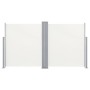 Toldo lateral doble retráctil de jardín color crema 170x600 cm de vidaXL, Sombrillas - Ref: Foro24-48467, Precio: 103,47 €, D...