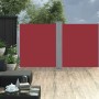 Rote einziehbare Seitenmarkise 140x600 cm von vidaXL, Sonnenschirme - Ref: Foro24-48459, Preis: 66,83 €, Rabatt: %