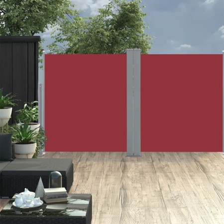 Toldo lateral retráctil rojo 140x600 cm de vidaXL, Sombrillas - Ref: Foro24-48459, Precio: 66,83 €, Descuento: %