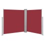 Toldo lateral retráctil rojo 160x600 cm de vidaXL, Sombrillas - Ref: Foro24-48465, Precio: 71,58 €, Descuento: %