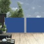 Blaue einziehbare Seitenmarkise 100x1000 cm von vidaXL, Sonnenschirme - Ref: Foro24-48476, Preis: 115,99 €, Rabatt: %