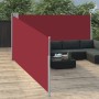 Rote einziehbare Seitenmarkise 140x1000 cm von vidaXL, Sonnenschirme - Ref: Foro24-48489, Preis: 101,99 €, Rabatt: %