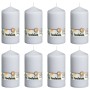 Bolsius Velas 8 unidades blancas 150x78 mm de Bolsius, Velas - Ref: Foro24-428083, Precio: 46,04 €, Descuento: %