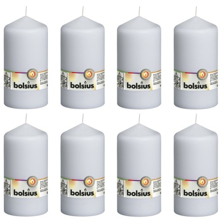 Bolsius Velas 8 unidades blancas 150x78 mm de Bolsius, Velas - Ref: Foro24-428083, Precio: 46,04 €, Descuento: %