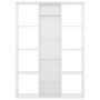 Divisor/estantería aglomerado blanco brillante 100x24x140 cm de vidaXL, Divisores de ambientes - Ref: Foro24-800447, Precio: ...