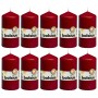 Bolsius Candles 10 units red wine red 120x58 mm by Bolsius, Candles - Ref: Foro24-428078, Price: 37,92 €, Discount: %