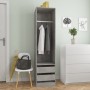 Wardrobe with gray concrete plywood drawers 50x50x200 cm by vidaXL, Wardrobes - Ref: Foro24-800616, Price: 116,32 €, Discount: %