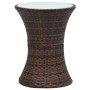 Brown synthetic rattan drum-shaped garden table by vidaXL, Garden tables - Ref: Foro24-48151, Price: 83,60 €, Discount: %