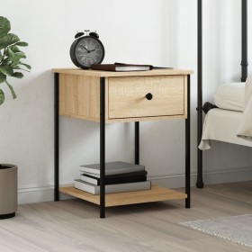 Sonoma oak engineered wood bedside table 44x45x58 cm by vidaXL, Nightstands - Ref: Foro24-825845, Price: 44,99 €, Discount: %