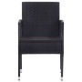 Garden furniture set 9 pieces black synthetic rattan by vidaXL, Garden sets - Ref: Foro24-46404, Price: 581,28 €, Discount: %