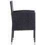 Garden furniture set 9 pieces black synthetic rattan by vidaXL, Garden sets - Ref: Foro24-46404, Price: 581,28 €, Discount: %