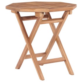 Folding garden table solid teak wood 45x45x45 cm by vidaXL, Garden tables - Ref: Foro24-48978, Price: 94,07 €, Discount: %