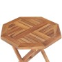 Folding garden table solid teak wood 45x45x45 cm by vidaXL, Garden tables - Ref: Foro24-48978, Price: 94,07 €, Discount: %