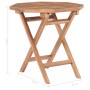 Folding garden table solid teak wood 45x45x45 cm by vidaXL, Garden tables - Ref: Foro24-48978, Price: 94,07 €, Discount: %