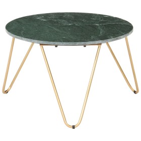 Real stone coffee table green marble texture 65x65x42 cm by vidaXL, Coffee table - Ref: Foro24-286447, Price: 127,88 €, Disco...