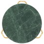 Real stone coffee table green marble texture 65x65x42 cm by vidaXL, Coffee table - Ref: Foro24-286447, Price: 128,99 €, Disco...