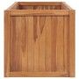 Arriate de madera maciza de teca 150x50x50 cm de vidaXL, Maceteros y jardineras - Ref: Foro24-48973, Precio: 198,99 €, Descue...