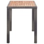 Mesa de jardín madera maciza acacia gris y marrón 123x60x74 cm de vidaXL, Mesas de jardín - Ref: Foro24-46451, Precio: 135,06...