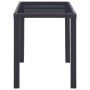 Black synthetic rattan garden table 123x60x74 cm by vidaXL, Garden tables - Ref: Foro24-46446, Price: 176,50 €, Discount: %