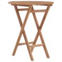 Folding garden table solid teak wood 60x60x75 cm by vidaXL, Garden tables - Ref: Foro24-48995, Price: 100,24 €, Discount: %