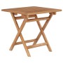 Mesa de jardín plegable madera maciza de teca 45x45x45 cm de vidaXL, Mesas de jardín - Ref: Foro24-48977, Precio: 73,58 €, De...