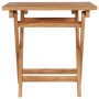 Mesa de jardín plegable madera maciza de teca 45x45x45 cm de vidaXL, Mesas de jardín - Ref: Foro24-48977, Precio: 73,58 €, De...