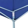 Folding gazebo with 2 blue walls 5x5 m by vidaXL, Tents and gazebos - Ref: Foro24-48902, Price: 339,03 €, Discount: %