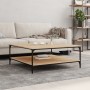 Engineered wood Sonoma oak coffee table 100x100x40 cm by vidaXL, Coffee table - Ref: Foro24-832844, Price: 101,66 €, Discount: %